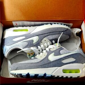 Nike Air Max 90 NRG Vast Gray/Barely Volt Rare Sneakers